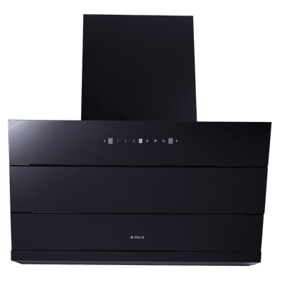 elica EFL 3V 901 HAC LTW MS NERO 90cm 1325m3/hr Ductless Cabinet/Hob Mounted Chimney with Motion Sensor Control (Black)