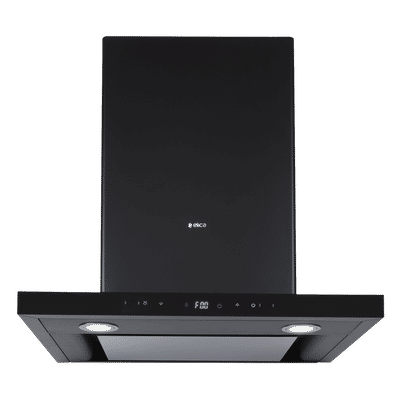 elica ISMART SPOT H4 EDS LTW 60 NERO 60cm 1425mó/hr Ducted Wall Mounted Chimney with Motion Sensor Control (Black)