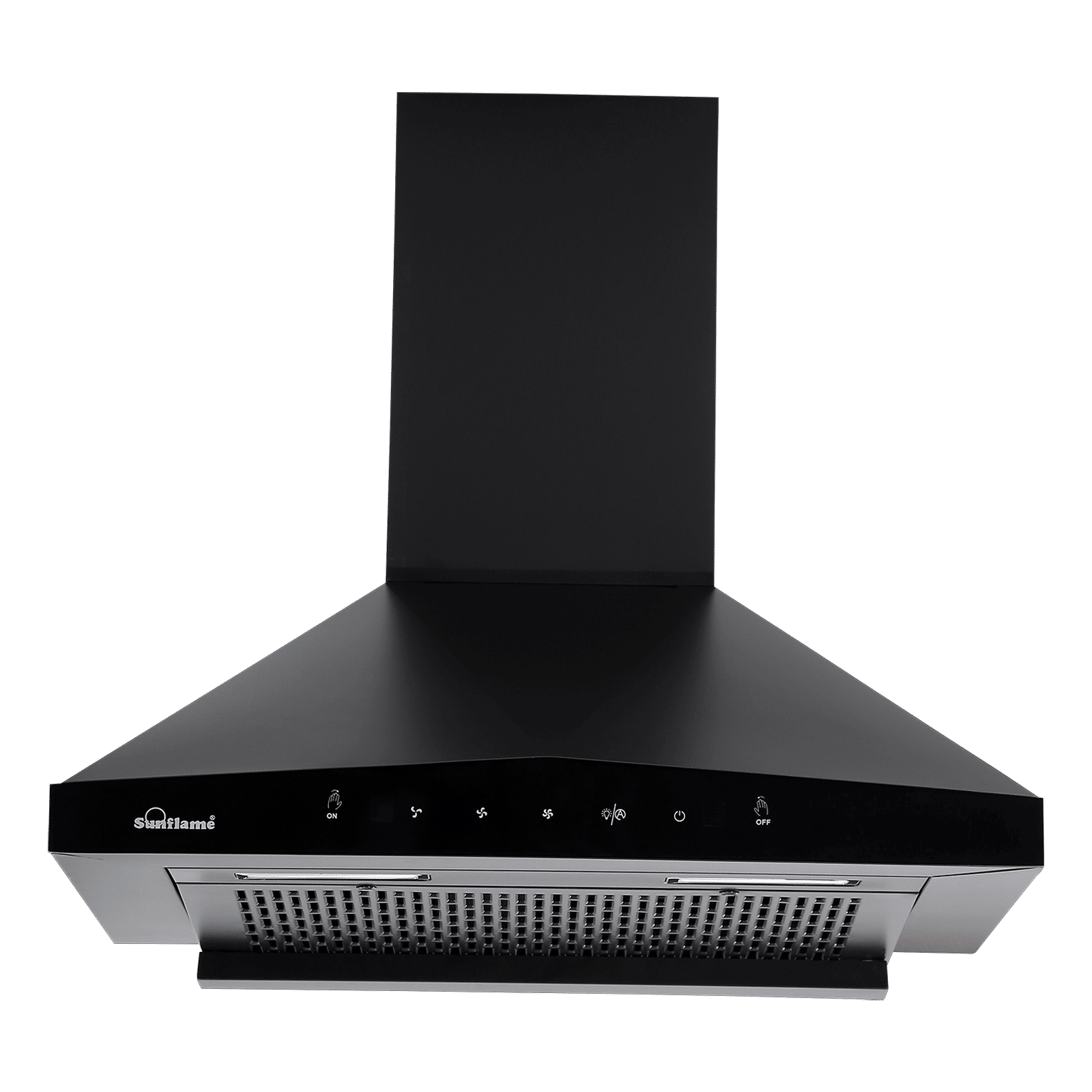 Sunflame Sapphire 60cm 1200m3/hr Ducted Auto Clean Wall Mounted Chimney with Motion Sensor (Black) Sunflame Sapphire 60cm 1200m3/hr Ducted Auto Clean Wall Mounted Chimney with Motion Sensor (Black)_1