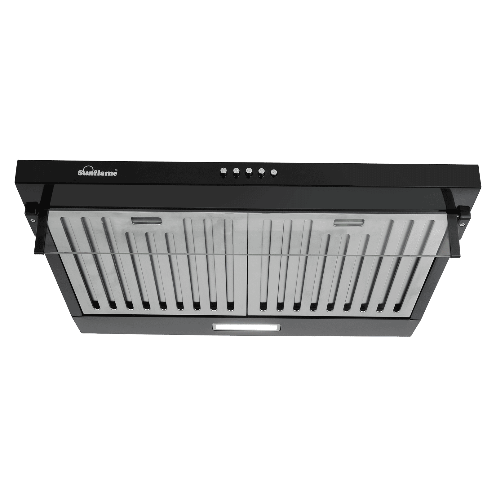 Sunflame CH AVEO DX 60 BK BF 60cm 700m3/hr Ducted Wall Mounted Chimney with Three Speed Control (Black)_1