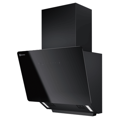 Electrolux 700 Series 60cm 865m3/hr Ducted Auto Clean Wall Mounted Chimney with Gesture Control (Black)