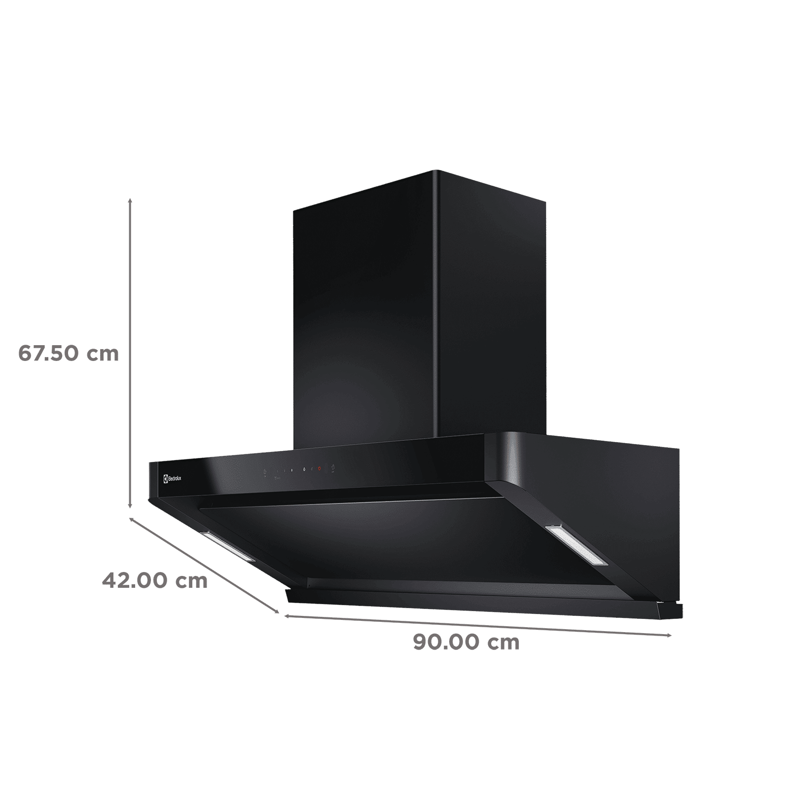 Electrolux 700 Series 90cm 780m3/hr Ducted Auto Clean Wall Mounted Chimney with Gesture Control (Black) Electrolux 700 Series 90cm 780m3/hr Ducted Auto Clean Wall Mounted Chimney with Gesture Control (Black)_2