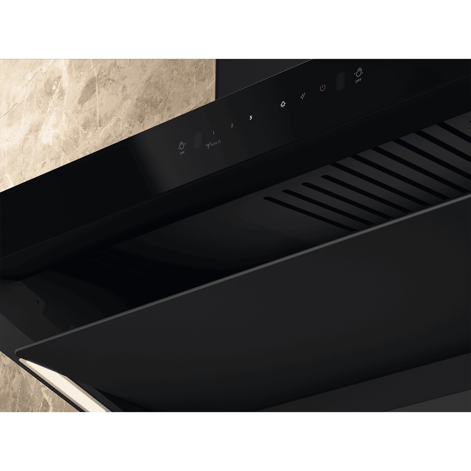 Electrolux 700 Series 90cm 780m3/hr Ducted Auto Clean Wall Mounted Chimney with Gesture Control (Black) Electrolux 700 Series 90cm 780m3/hr Ducted Auto Clean Wall Mounted Chimney with Gesture Control (Black)_4