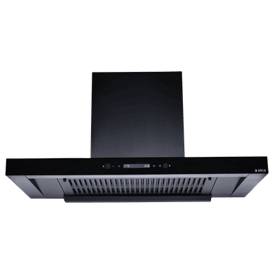 elica FL T90 BLDC HAC LTW MS NERO 90cm 1500m3/hr Ducted Auto Clean Wall Mounted Chimney with Motion Sensor (Black)