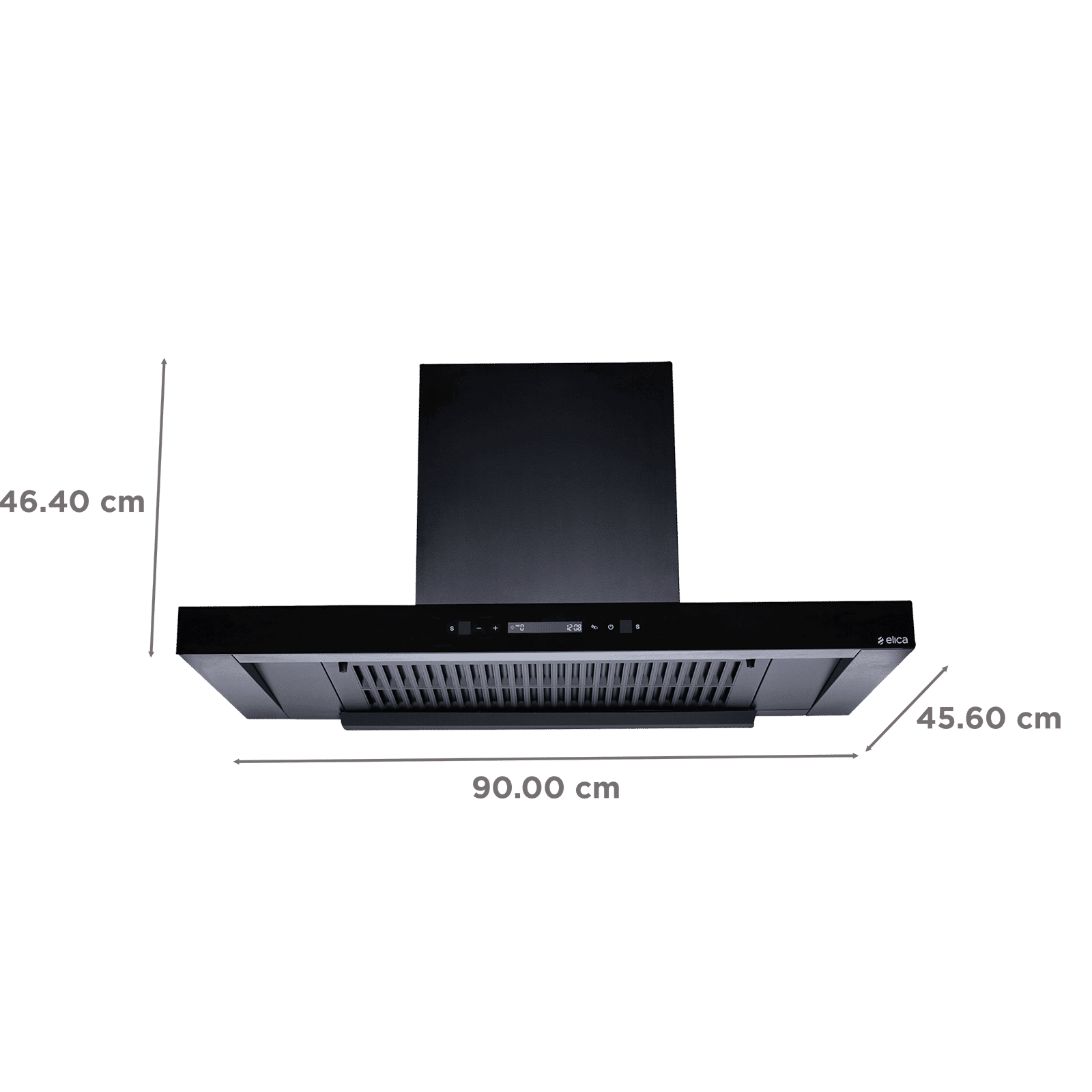 elica FL T90 BLDC HAC LTW MS NERO 90cm 1500m3/hr Ducted Auto Clean Wall Mounted Chimney with Motion Sensor (Black) elica FL T90 BLDC HAC LTW MS NERO 90cm 1500m3/hr Ducted Auto Clean Wall Mounted Chimney with Motion Sensor (Black)_2