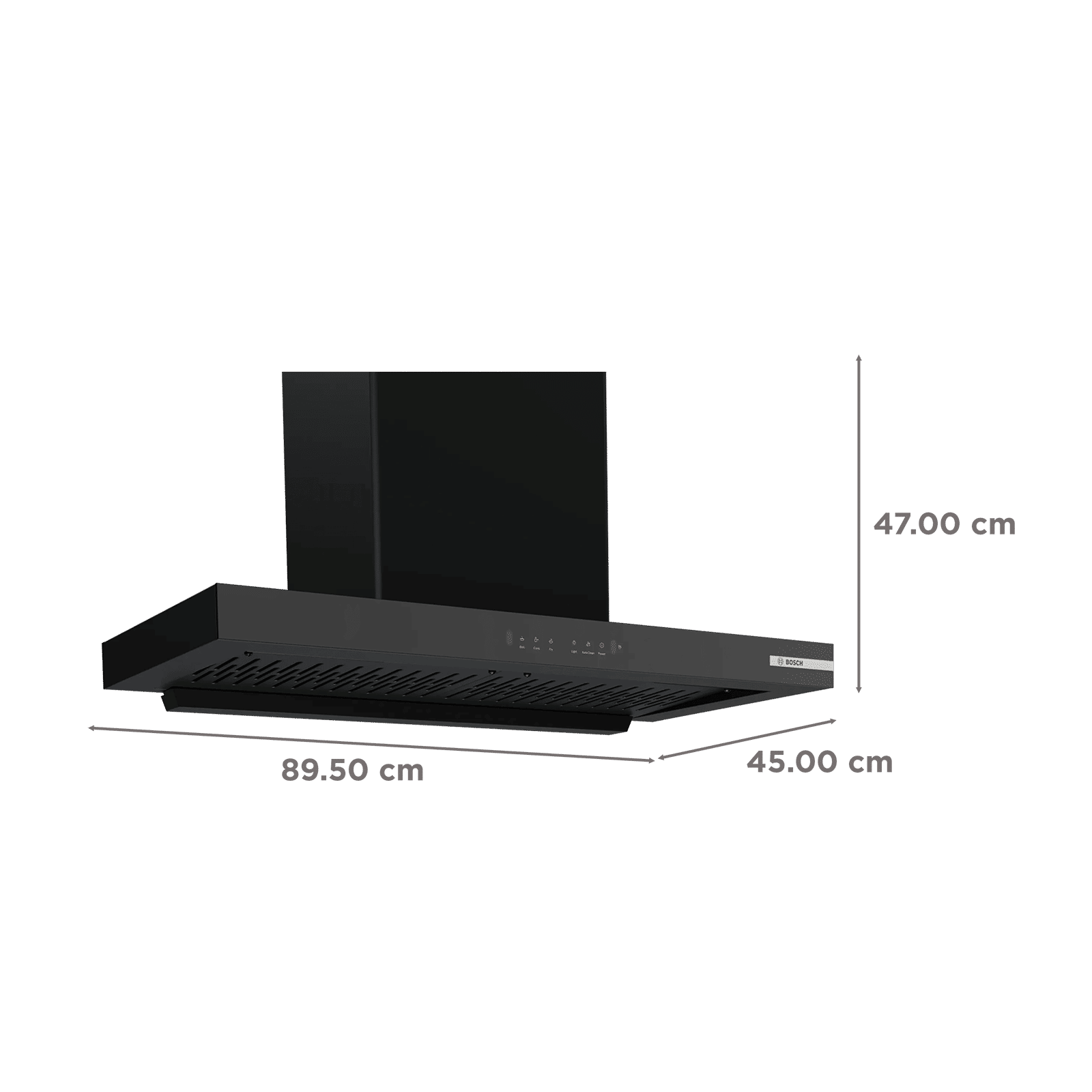BOSCH Series 4 90cm 1300m3/hr Ducted Auto Clean Wall Mounted Chimney with Gesture Control (Black) BOSCH Series 4 90cm 1300m3/hr Ducted Auto Clean Wall Mounted Chimney with Gesture Control (Black)_2