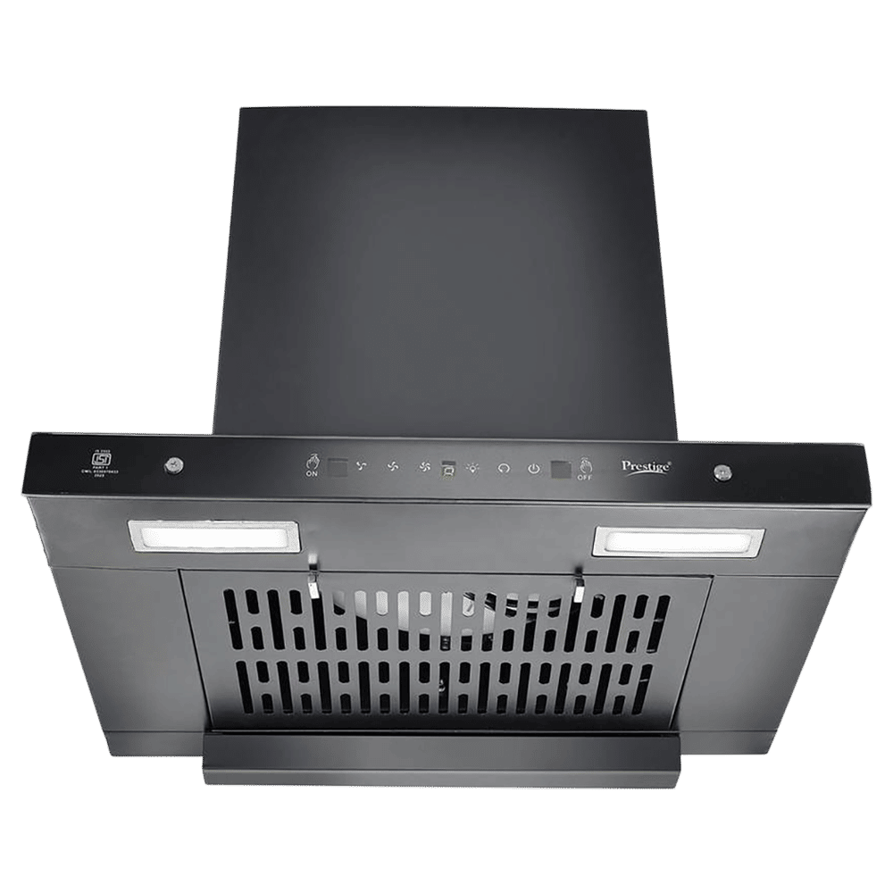 Prestige Edge 600 60cm 2038.81m3/hr Ducted Auto Clean Wall Mounted Chimney with Revolutionary Motion Sensor (Black)_1