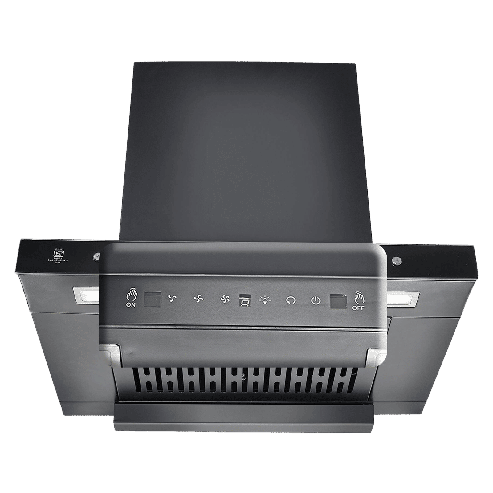 Prestige Edge 600 60cm 2038.81m3/hr Ducted Auto Clean Wall Mounted Chimney with Revolutionary Motion Sensor (Black)_3
