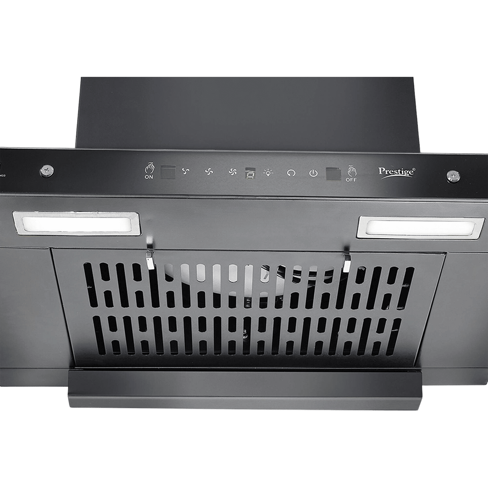 Prestige Edge 600 60cm 2038.81m3/hr Ducted Auto Clean Wall Mounted Chimney with Revolutionary Motion Sensor (Black)_4