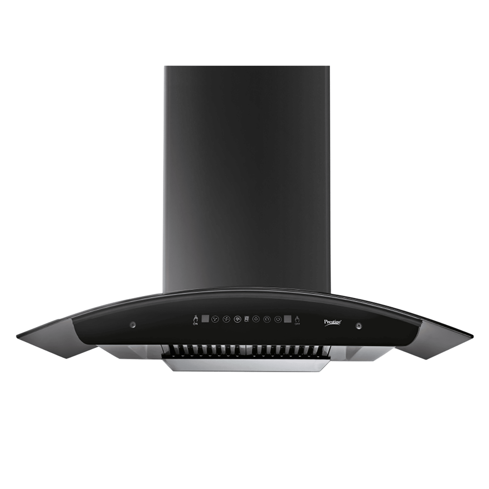 Prestige Oscar Plus 90cm 1200m3/hr Ducted Auto Clean Wall Mounted Chimney with Safe SenSe Technology (Black)_1