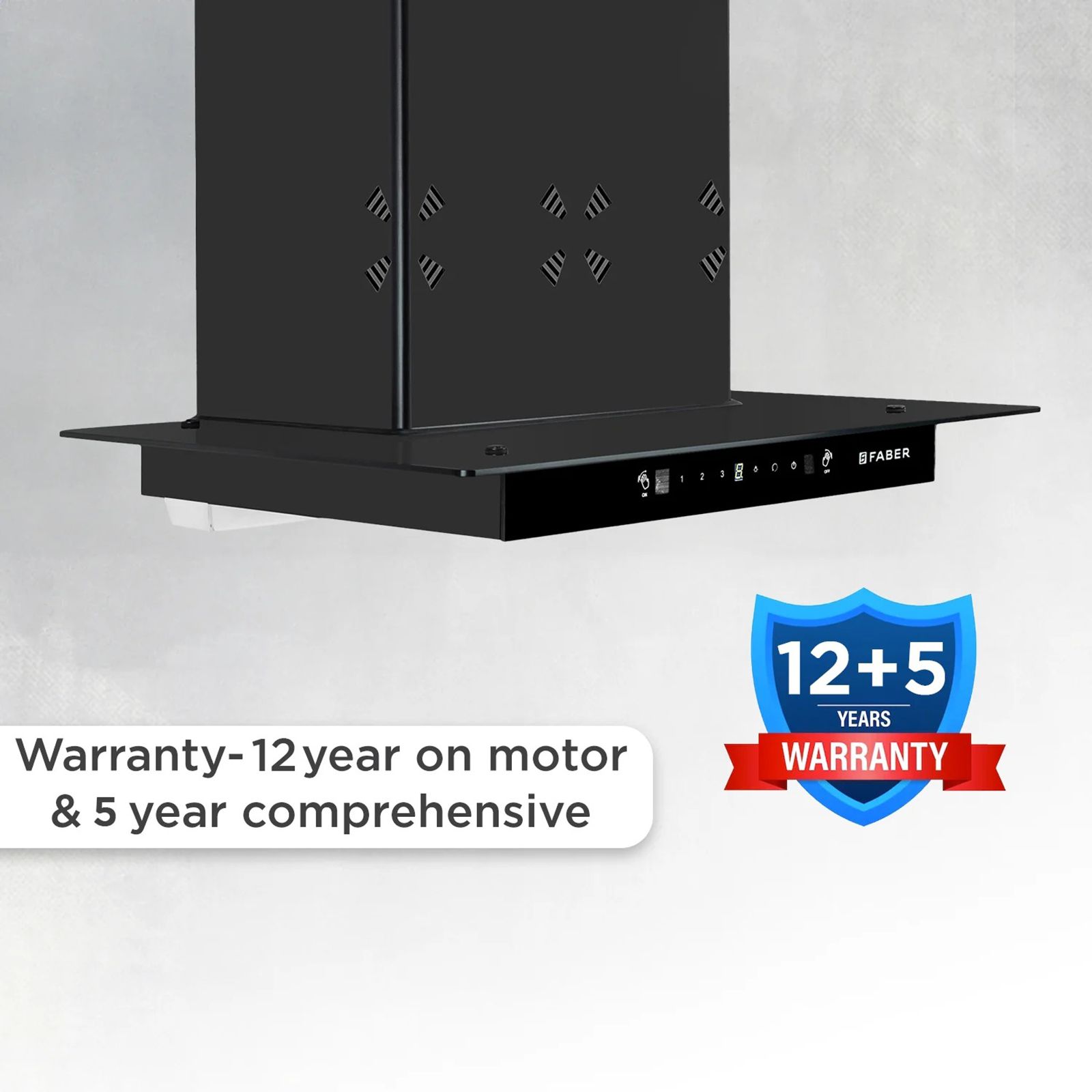 FABER HOOD COSMOS 3D HC SC BK BF 60cm 1400m3/hr Ducted Auto Clean Wall Mounted Chimney with Odour Sensor (Black) FABER HOOD COSMOS 3D HC SC BK BF 60cm 1400m3/hr Ducted Auto Clean Wall Mounted Chimney with Odour Sensor (Black)_14