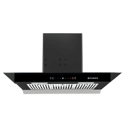 FABER HOOD COSMOS 3D HC SC BK BF 90cm
                      1400m3/hr Ducted Auto Clean Wall Mounted Chimney
                      with Odour Sensor (Black)