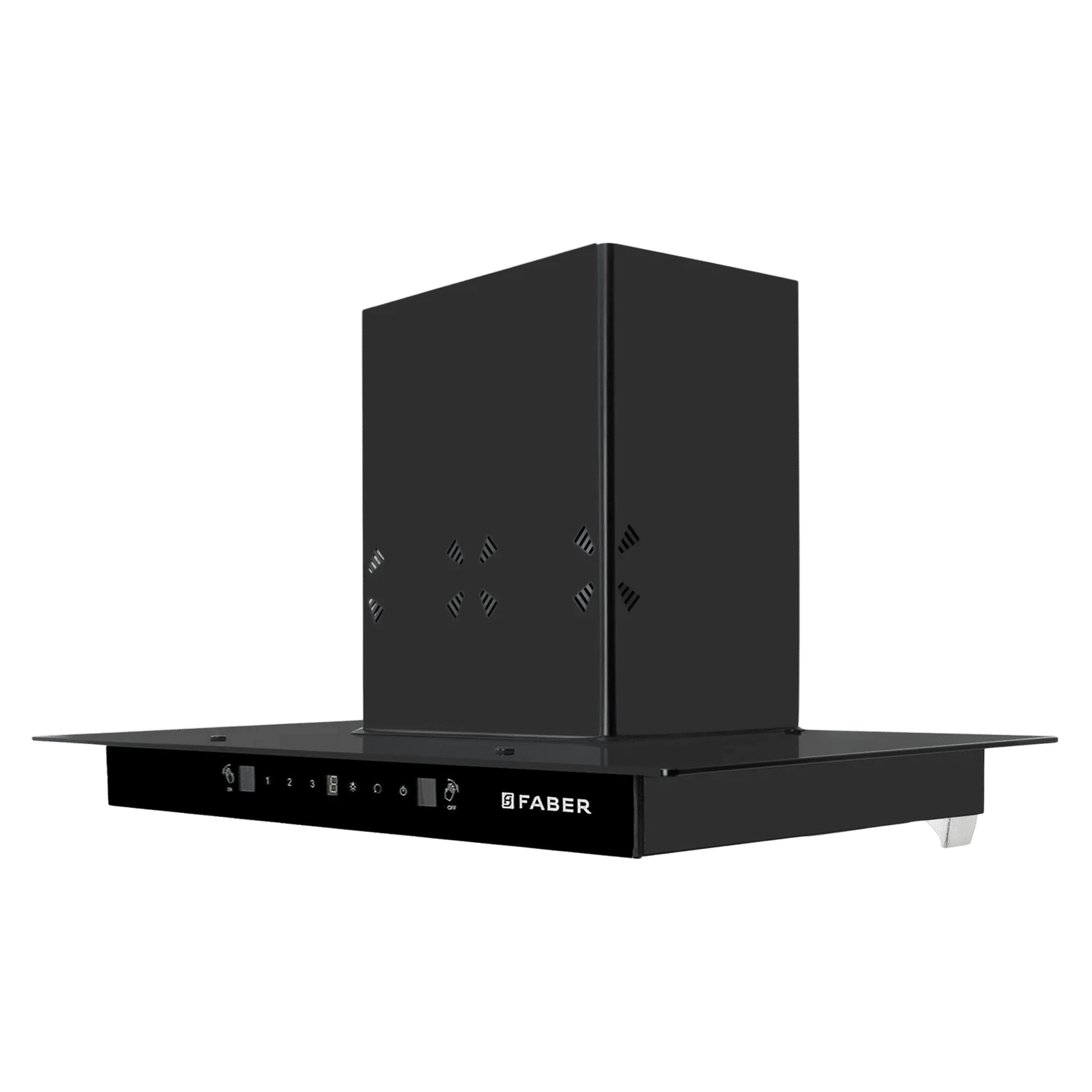 FABER HOOD COSMOS 3D HC SC BK BF 90cm 1400m3/hr Ducted Auto Clean Wall Mounted Chimney with Odour Sensor (Black) FABER HOOD COSMOS 3D HC SC BK BF 90cm 1400m3/hr Ducted Auto Clean Wall Mounted Chimney with Odour Sensor (Black)_5