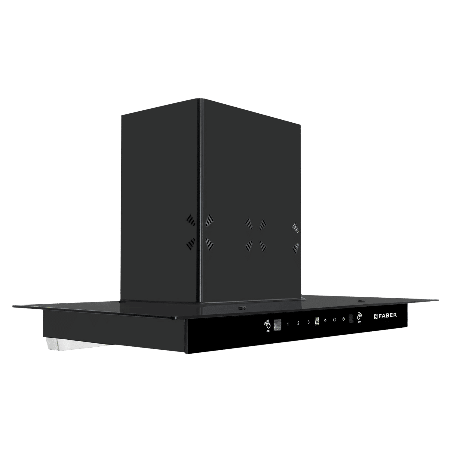 FABER HOOD COSMOS 3D HC SC BK BF 90cm 1400m3/hr Ducted Auto Clean Wall Mounted Chimney with Odour Sensor (Black) FABER HOOD COSMOS 3D HC SC BK BF 90cm 1400m3/hr Ducted Auto Clean Wall Mounted Chimney with Odour Sensor (Black)_6