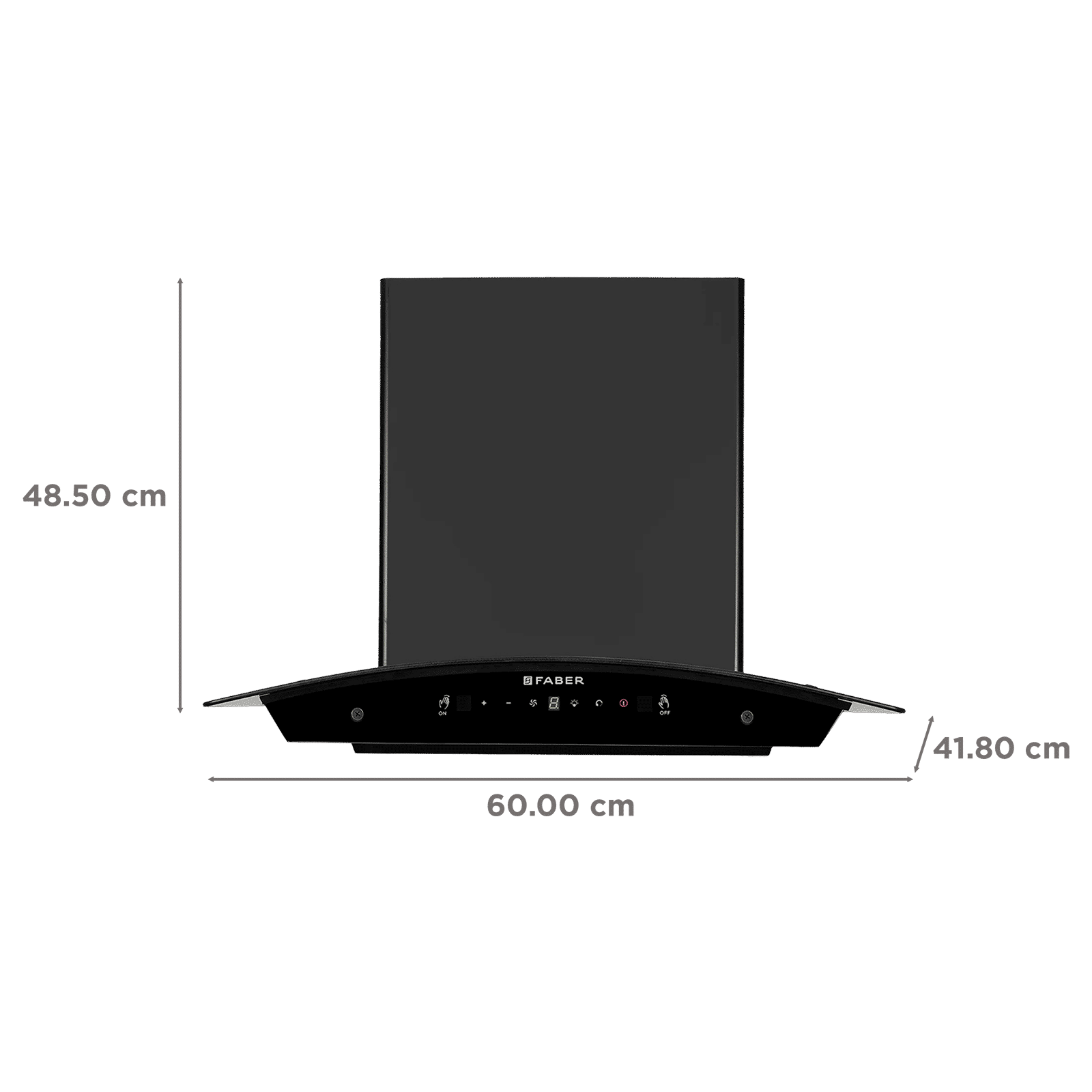 FABER HOOD LIBRA BLDC HC SC FL BK 60cm 1500m3/hr Ducted Auto Clean Wall Mounted Chimney with Touch and Gesture Control (Black) FABER HOOD LIBRA BLDC HC SC FL BK 60cm 1500m3/hr Ducted Auto Clean Wall Mounted Chimney with Touch and Gesture Control (Black)_2