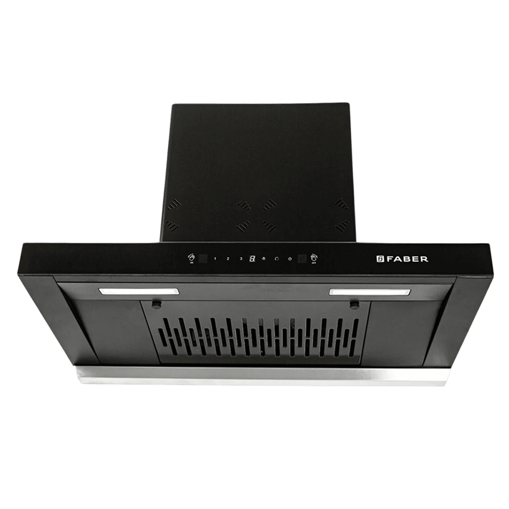 FABER HOOD SILENCIO BLDC HC SC FL BK IN 75 T 75cm 1500m3/hr Ducted Auto Clean Wall Mounted Chimney with Touch and Gesture Control (Black)_1
