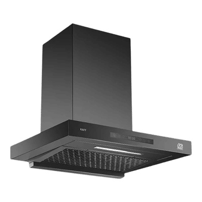 KAFF ASHPRO DC 90cm 1400m3/hr Ducted Auto Clean Wall Mounted Chimney with Gesture Motion Control (Matt Black)