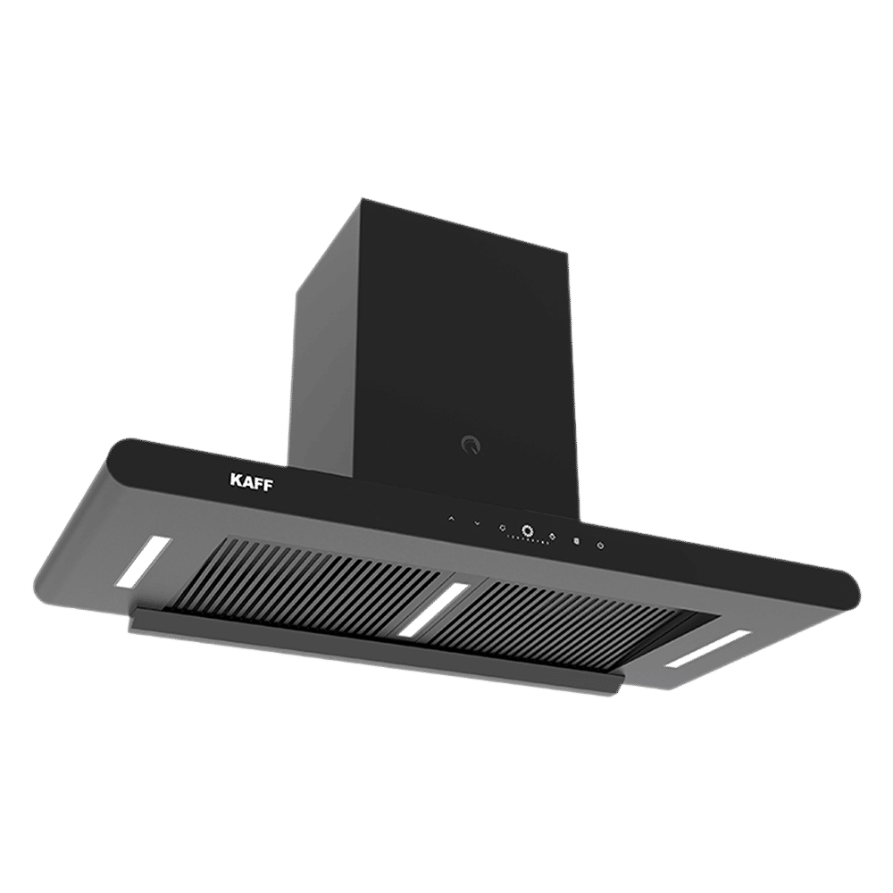 KAFF CANARY DC 90cm 1480m3/hr Ducted Auto Clean Wall Mounted Chimney with Gesture Motion Control (Matte Black) KAFF CANARY DC 90cm 1480m3/hr Ducted Auto Clean Wall Mounted Chimney with Gesture Motion Control (Matte Black)_4