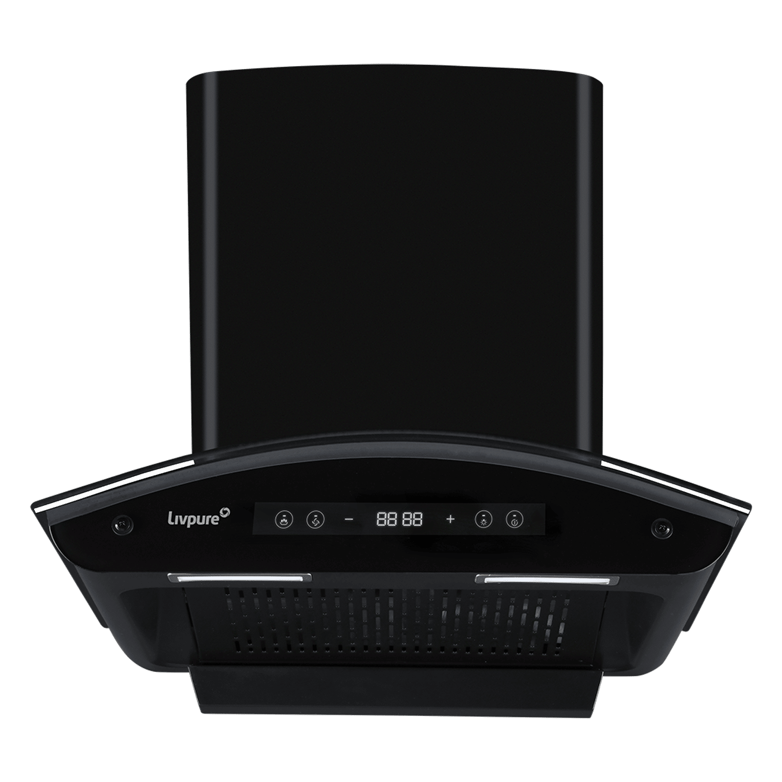 Livepure Invictor Plus 60cm 1450m3/hr Ducted Auto Clean Wall Mounted Chimney with Smart Touch & Gesture Control Panel (Black)_4