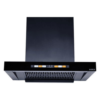 elica T60 SMART BLDC FL HAC LTW MS NERO 60cm 1600m3/hr Ducted Auto Clean Wall Mounted Chimney with Motion Sensor (Black)