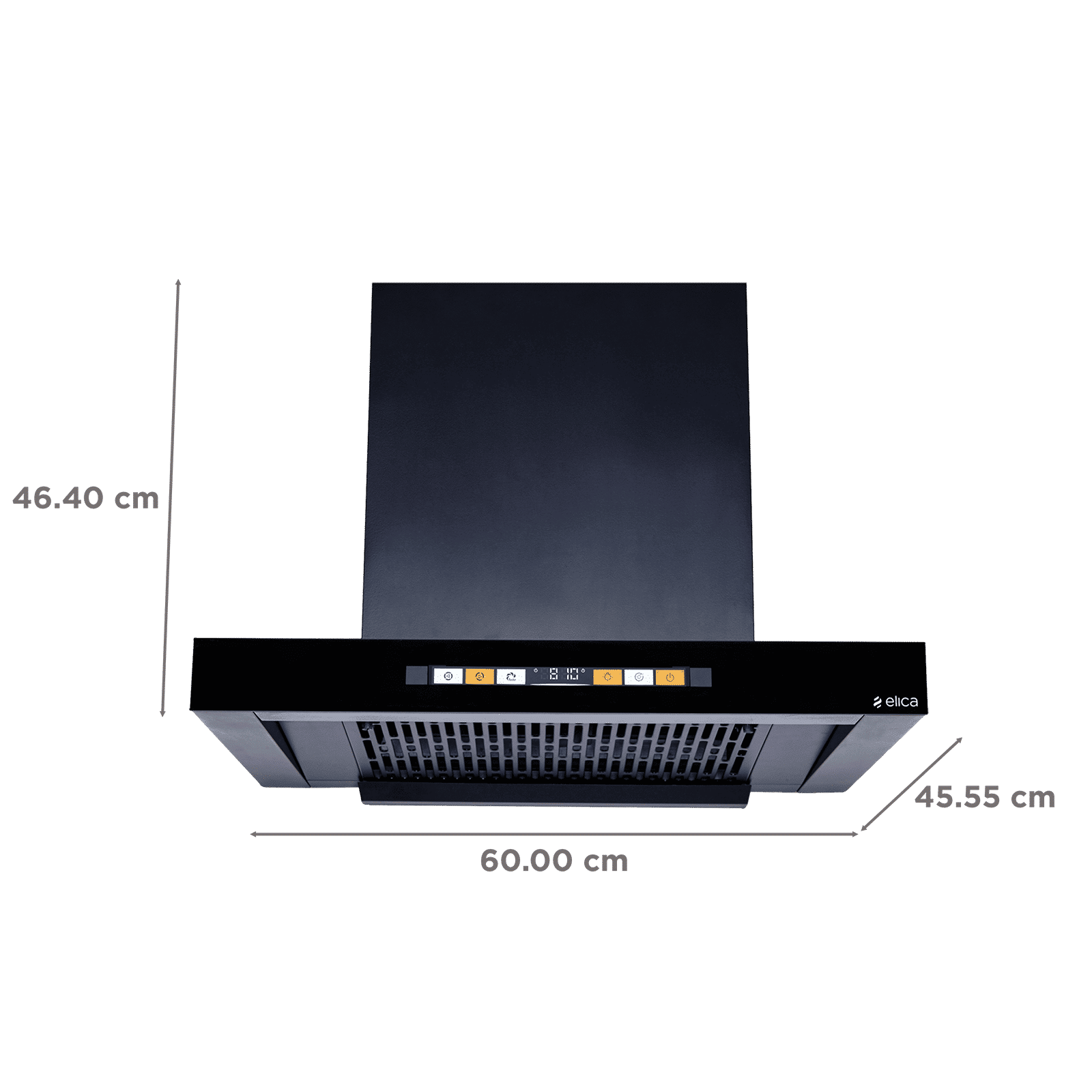 elica T60 SMART BLDC FL HAC LTW MS NERO 60cm 1600m3/hr Ducted Auto Clean Wall Mounted Chimney with Motion Sensor (Black)_2