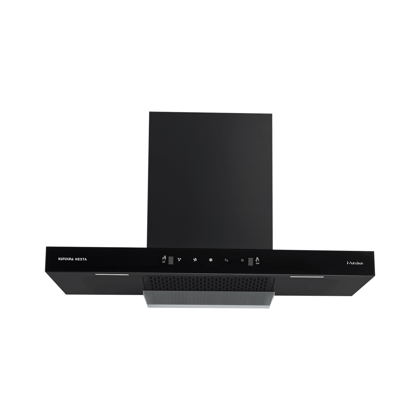 Kutchina Nesta 75cm 1400m3/hr Ducted Auto Clean Wall Mounted Chimney With Wave Sensor (Black) Kutchina Nesta 75cm 1400m3/hr Ducted Auto Clean Wall Mounted Chimney With Wave Sensor (Black)_1