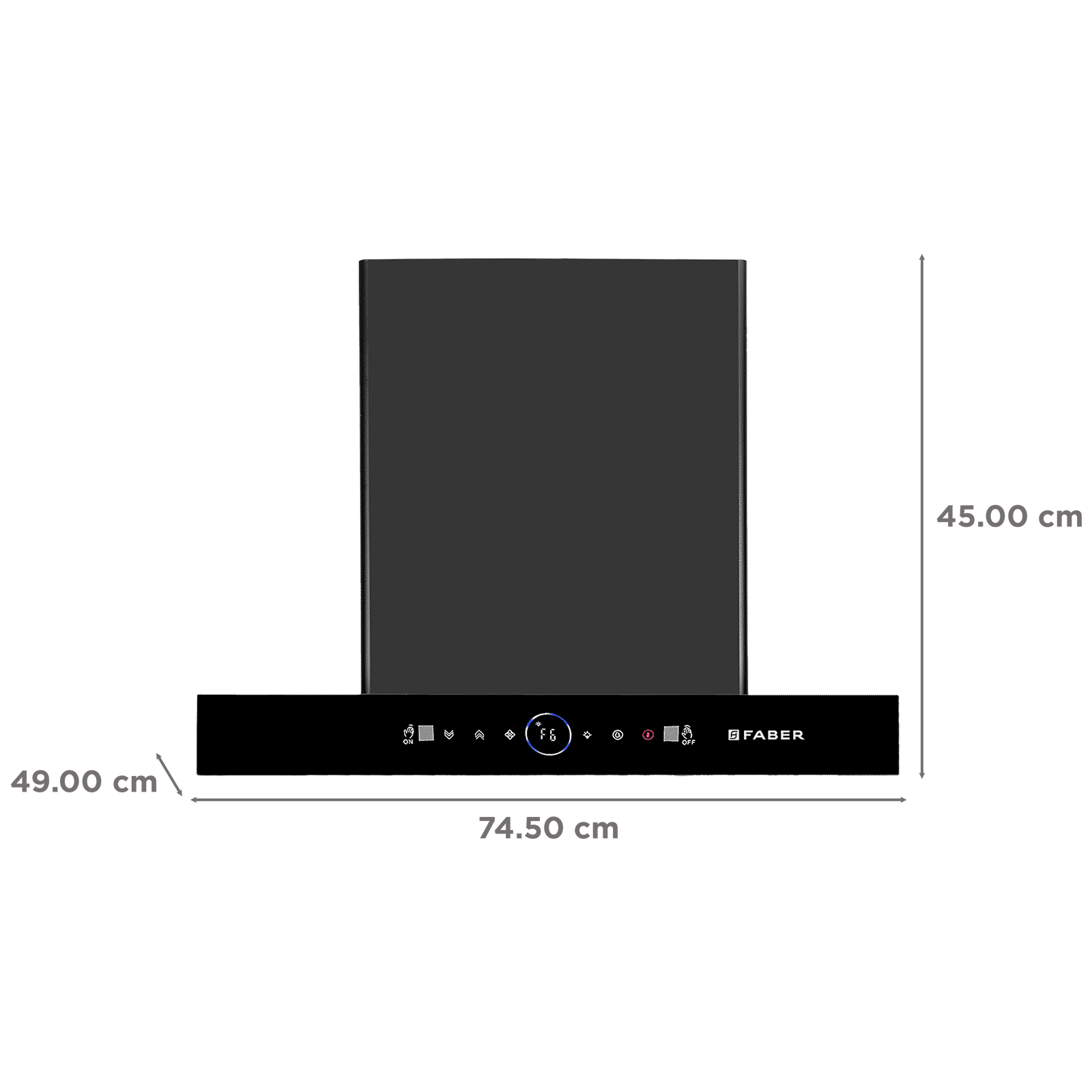 FABER HOOD SIGMA BLDC HC SC FL BK IN 75cm 1600m3/hr Ducted Auto Clean Wall Mounted Chimney with LPG Leakage Sensor (Black) FABER HOOD SIGMA BLDC HC SC FL BK IN 75cm 1600m3/hr Ducted Auto Clean Wall Mounted Chimney with LPG Leakage Sensor (Black)_3