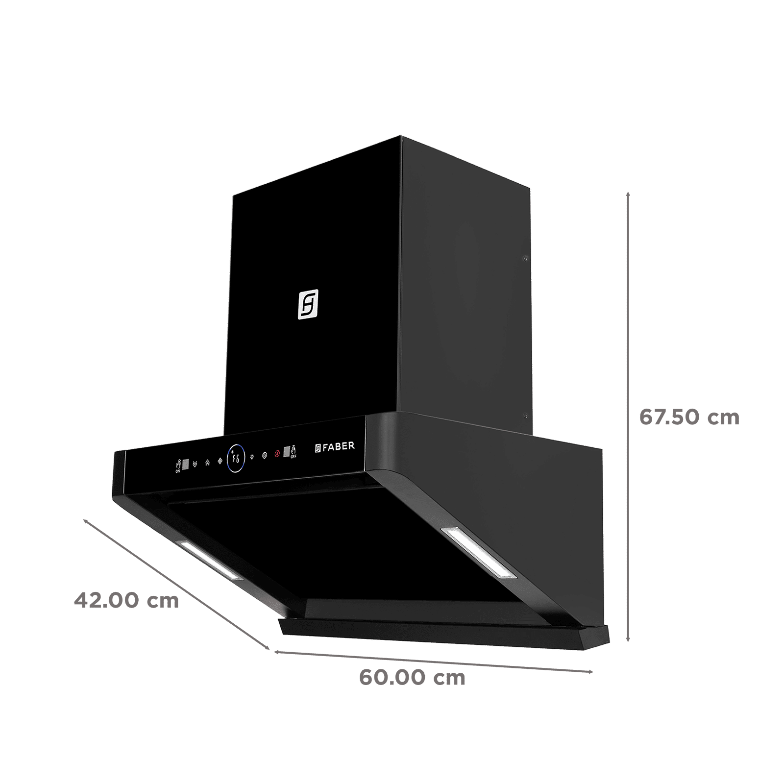 Faber HOOD APOLLO FL HC BLDC BK IN 60cm 1600m3/hr Ductless Auto Clean Wall Mounted Chimney with Touch and Gesture Control (Black) Faber HOOD APOLLO FL HC BLDC BK IN 60cm 1600m3/hr Ductless Auto Clean Wall Mounted Chimney with Touch and Gesture Control (Black)_2