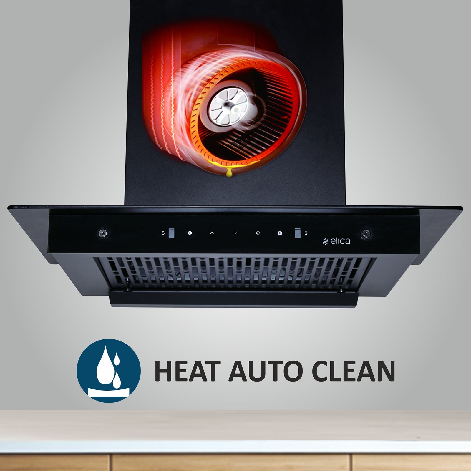elica FLT FL 600 HAC LTW MS NERO 60cm 1500m3/hr Ducted Auto Clean Wall Mounted Chimney with Motion Sensor (Black) elica FLT FL 600 HAC LTW MS NERO 60cm 1500m3/hr Ducted Auto Clean Wall Mounted Chimney with Motion Sensor (Black)_4
