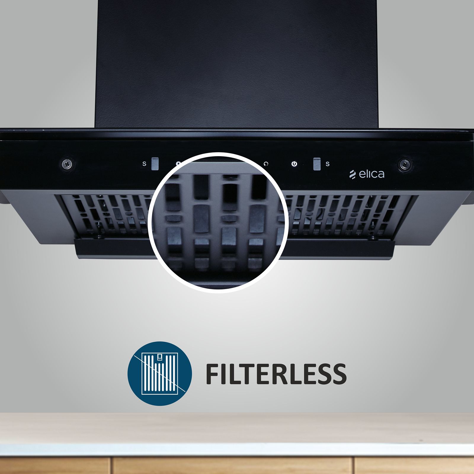 elica FLT FL 600 HAC LTW MS NERO 60cm 1500m3/hr Ducted Auto Clean Wall Mounted Chimney with Motion Sensor (Black) elica FLT FL 600 HAC LTW MS NERO 60cm 1500m3/hr Ducted Auto Clean Wall Mounted Chimney with Motion Sensor (Black)_5