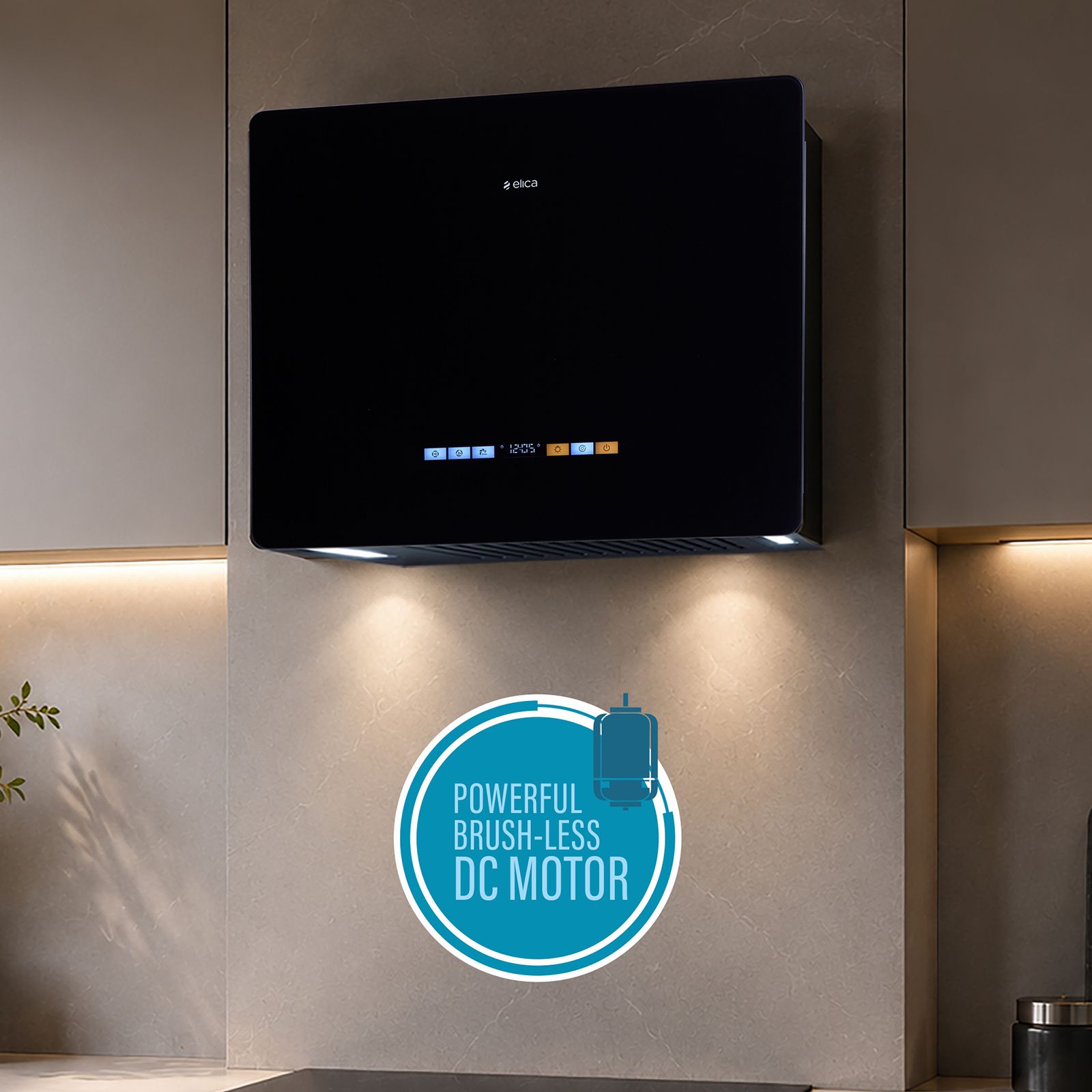 elica HOOD KITTY PLUGNPLAY BLDC 600 MS 60cm 1400m3/hr Ductless Auto Clean Wall Mounted Chimney with BLDC Motor (Black) elica HOOD KITTY PLUGNPLAY BLDC 600 MS 60cm 1400m3/hr Ductless Auto Clean Wall Mounted Chimney with BLDC Motor (Black)_6