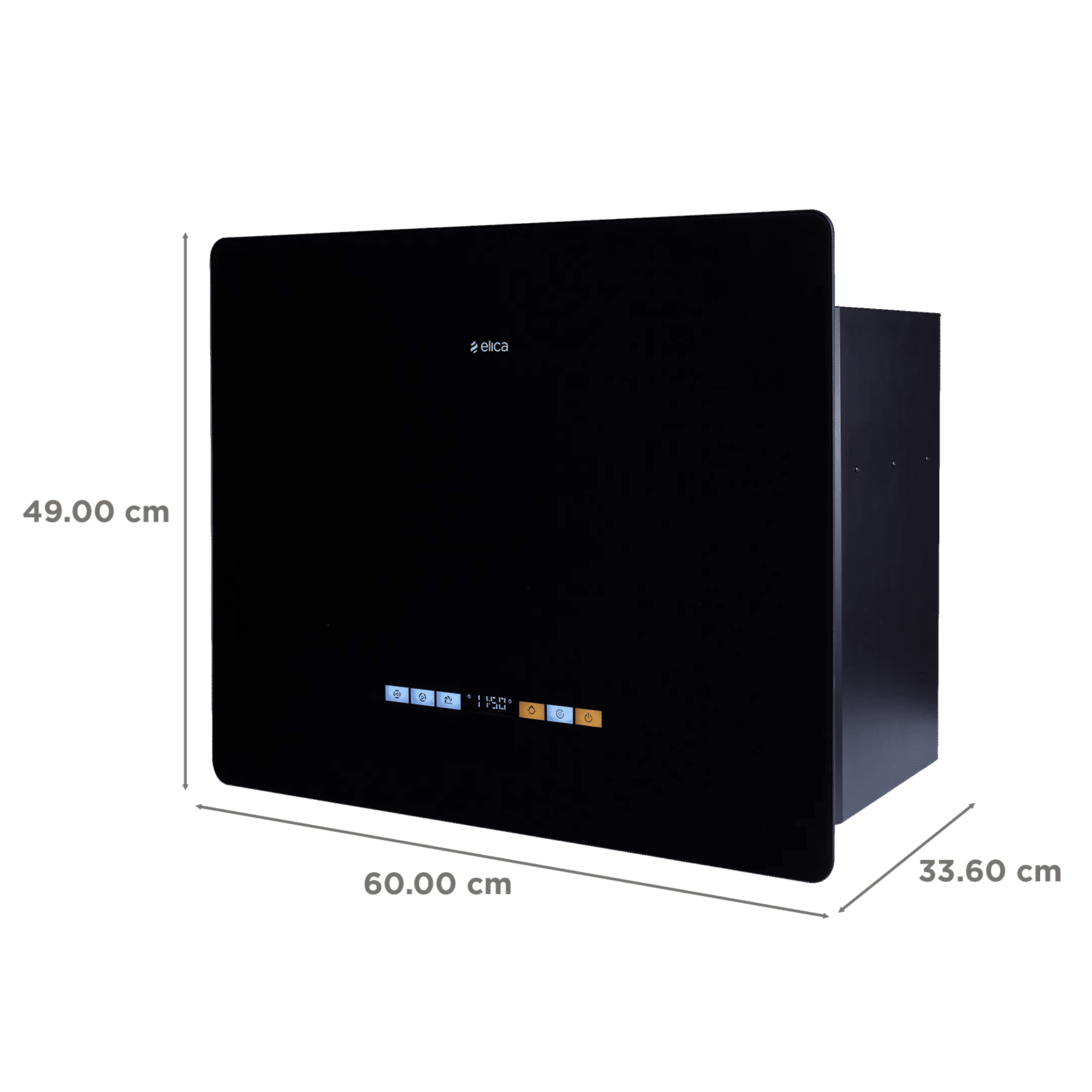 elica HOOD KITTY PLUGNPLAY BLDC 600 MS 60cm 1400m3/hr Ductless Auto Clean Wall Mounted Chimney with BLDC Motor (Black) elica HOOD KITTY PLUGNPLAY BLDC 600 MS 60cm 1400m3/hr Ductless Auto Clean Wall Mounted Chimney with BLDC Motor (Black)_2