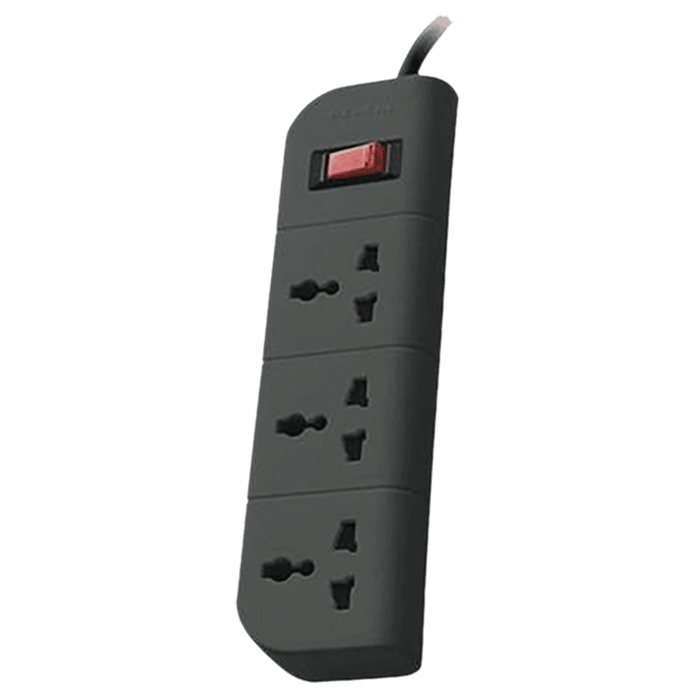 belkin 6 Amps 3 Sockets Surge Protector with Individual Switch (1.5 Meters, Heavy Duty Cable Overload Protection, F9E300ZB, Grey)_1