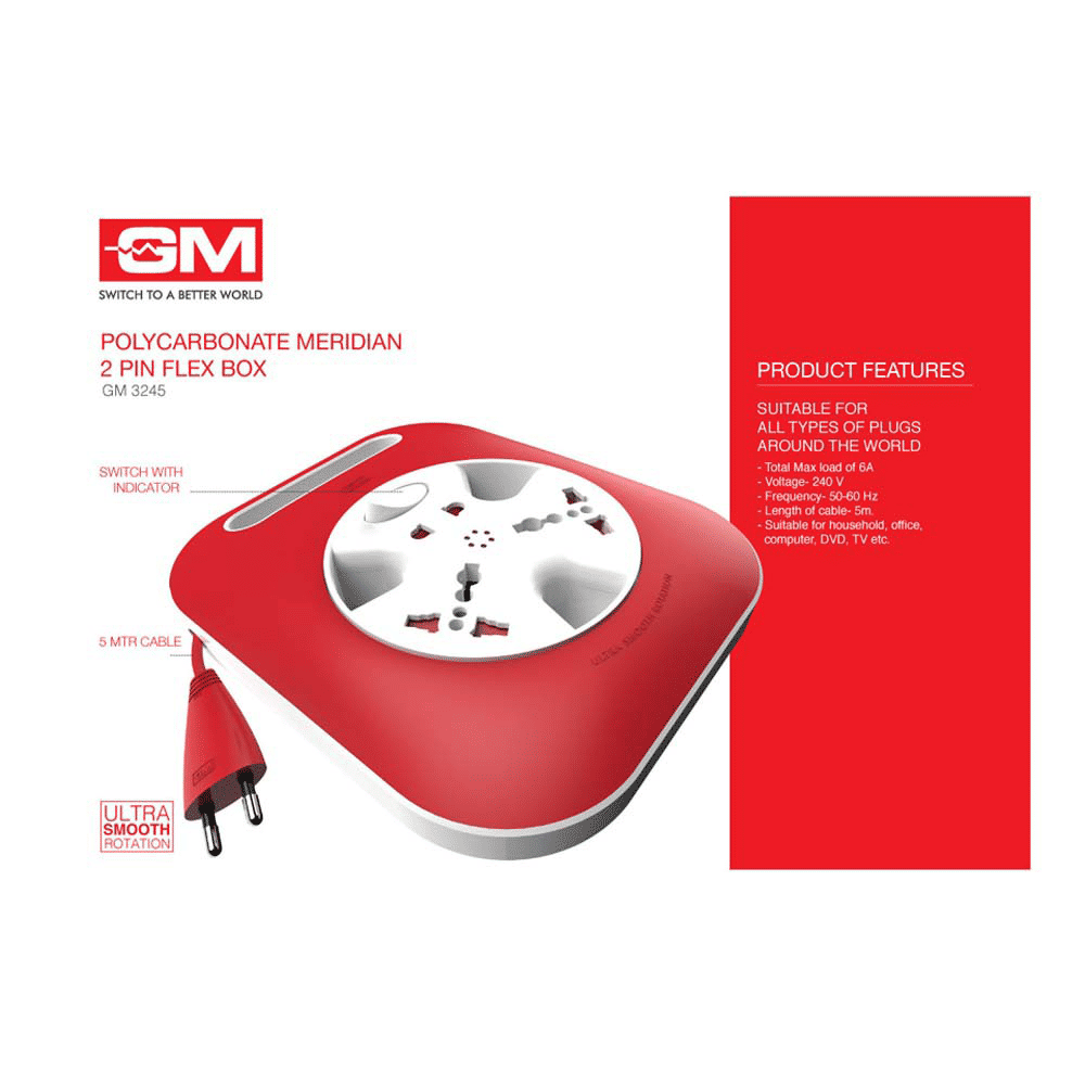 GM G-Magic Meridian 2 Pin Flex Box (GM 3245, White) GM G-Magic Meridian 2 Pin Flex Box (GM 3245, White)_4