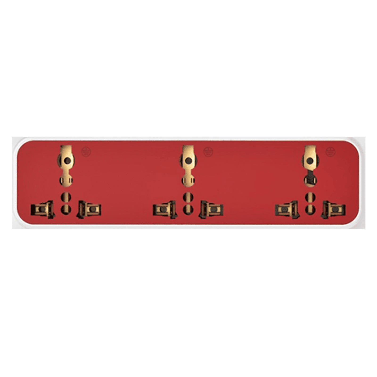 GM Lemoid 2.1 Amps 3 Sockets Surge Protector with Individual Switch (2 Meters, LED indicator, 3258, White & Red)_5