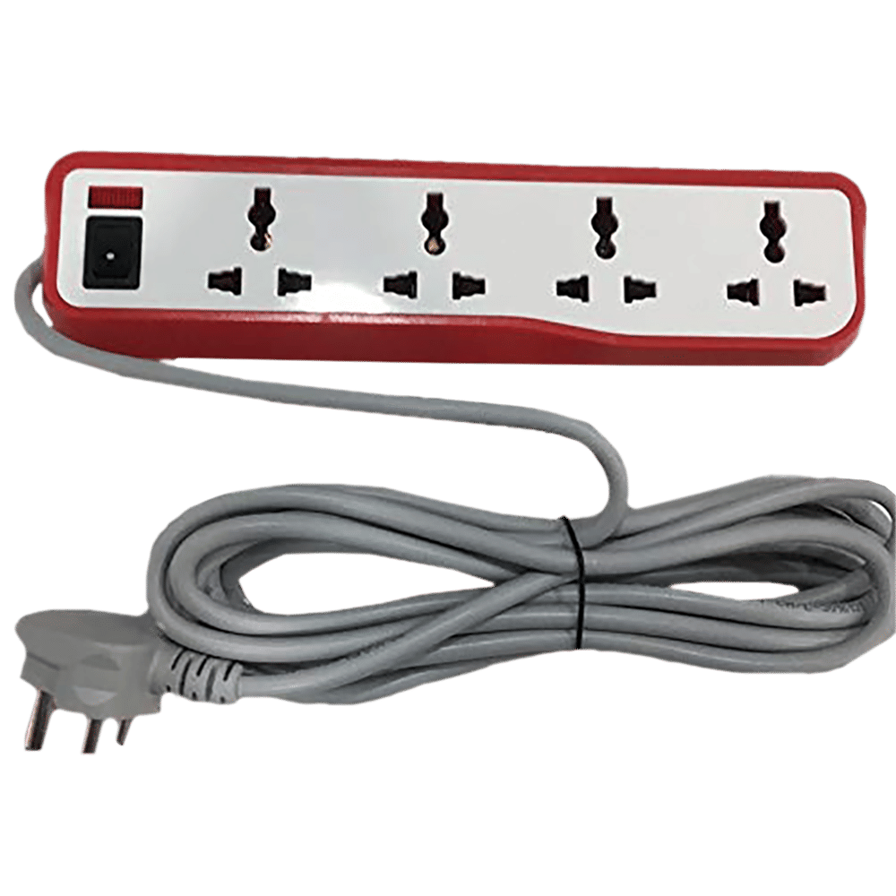 HAVELLS EcoStar 6 Amps 4 Sockets Spike Guard (4 Meters, Neon Indicator, AHNKXXR004, White)_1