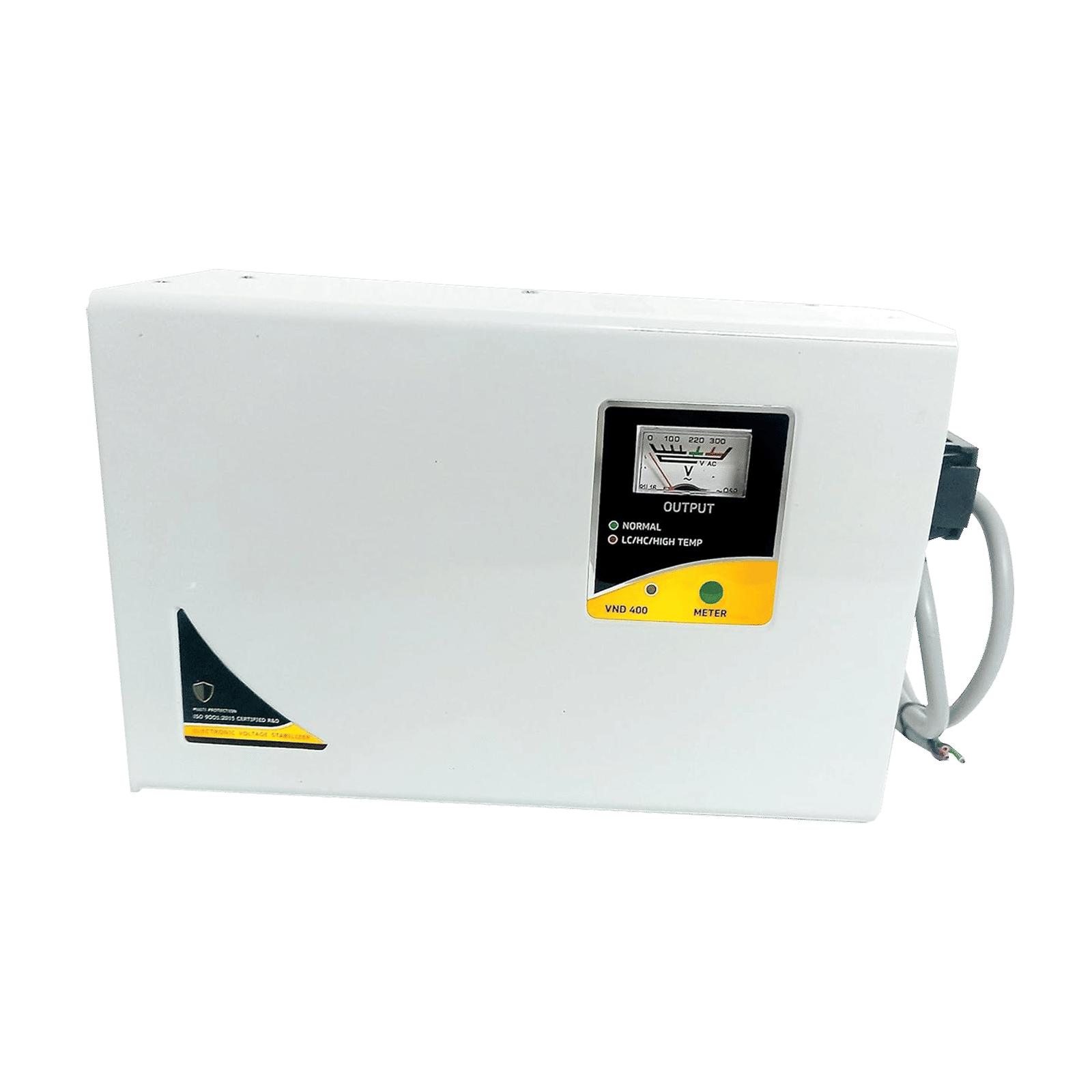 V-GUARD 12 Amps Voltage Stabilizer For Up to 1.5 Ton Air Conditioner (150 - 285 V, Built-In Thermal Overload Protection, VND 400, Grey) V-GUARD 12 Amps Voltage Stabilizer For Up to 1.5 Ton Air Conditioner (150 - 285 V, Built-In Thermal Overload Protection, VND 400, Grey)_2