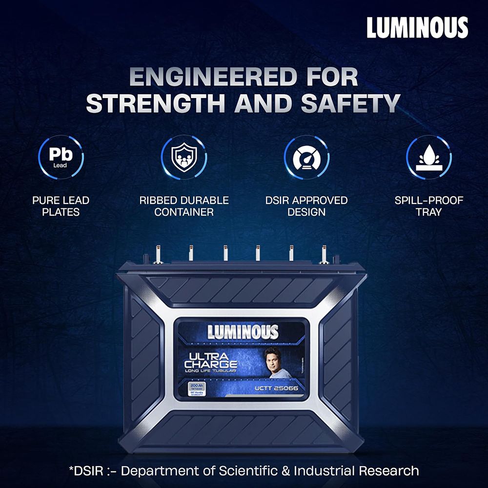 LUMINOUS UCTT 25066 200 Amps Inverter (Sine Wave Technology, Blue) LUMINOUS UCTT 25066 200 Amps Inverter (Sine Wave Technology, Blue)_6