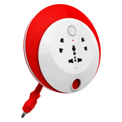GM Eclipse 6 Amps 3 Sockets Extention Board (4.2 Meters, GM 3268, White)