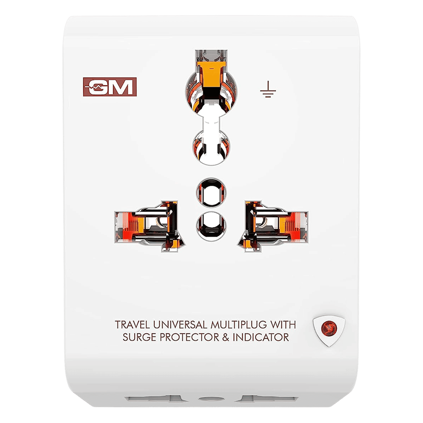 GM G Magic 1 Plugs Travel Adapter (Universal Compatibility, 3012, White) GM G Magic 1 Plugs Travel Adapter (Universal Compatibility, 3012, White)_1