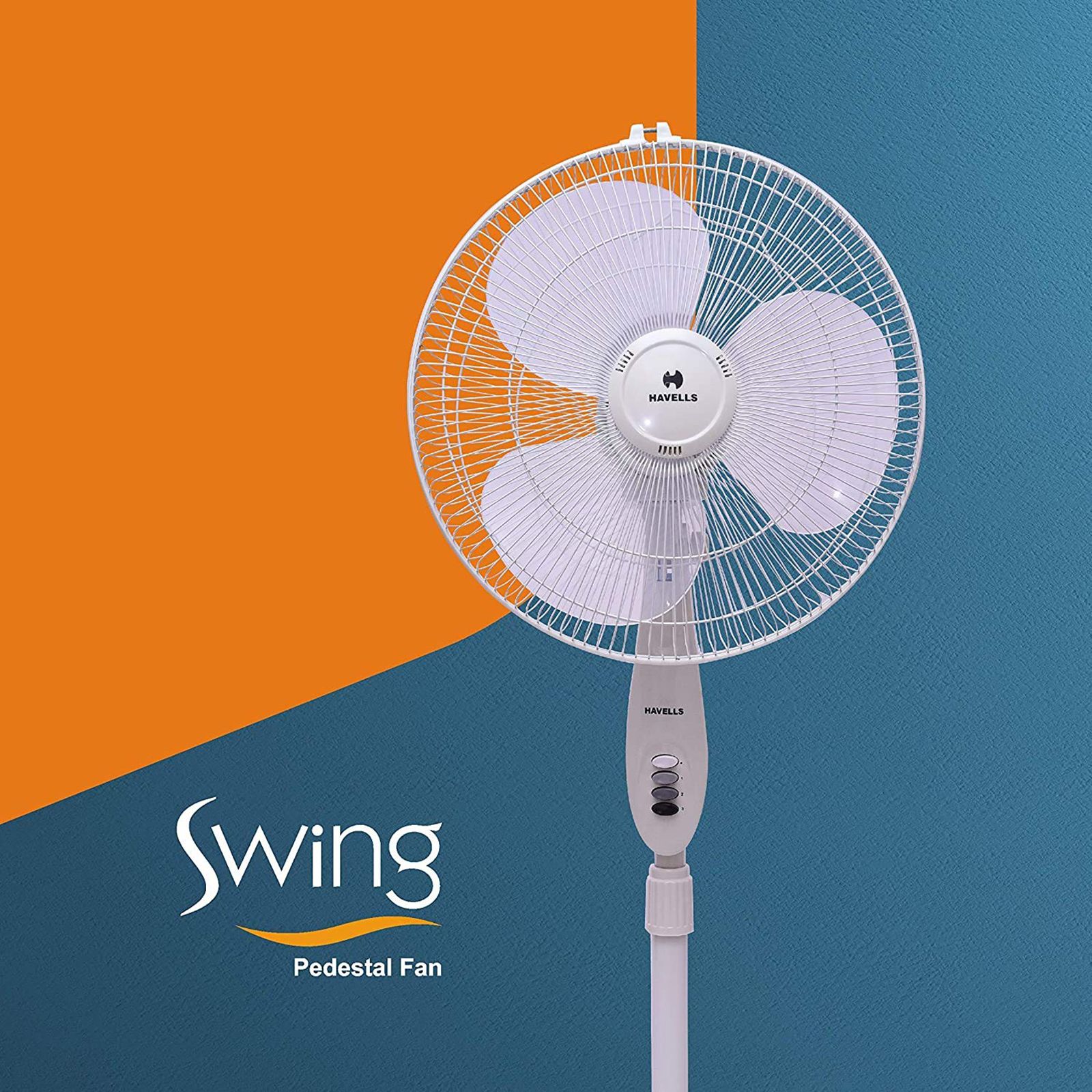 HAVELLS Swing 3 Star 400mm 3 Blade Thermal Overload Protector Pedestal Fan (Inverter Technology, White) HAVELLS Swing 3 Star 400mm 3 Blade Thermal Overload Protector Pedestal Fan (Inverter Technology, White)_11