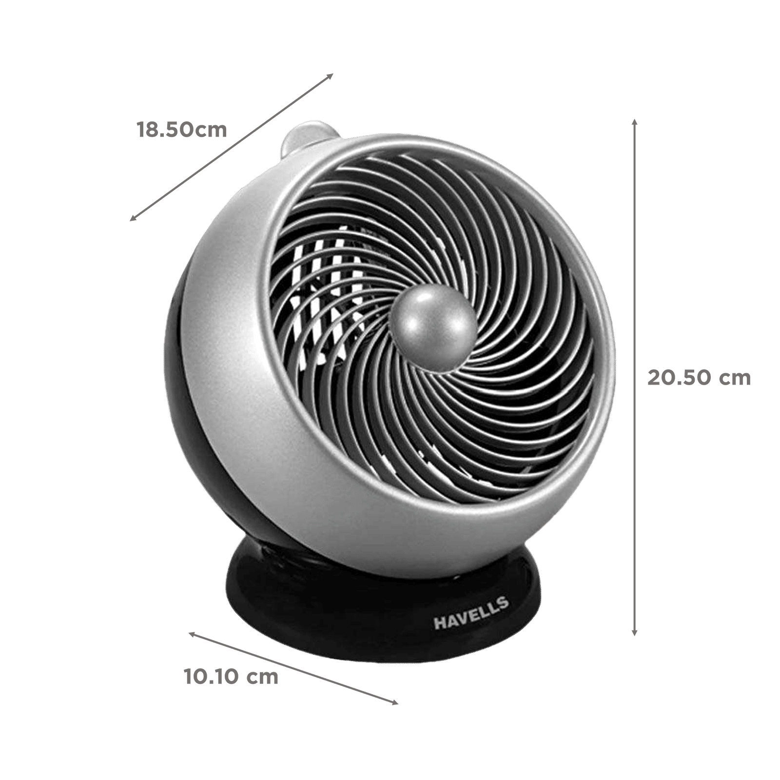 HAVELLS I-Cool 175mm 3 Blade Inverter Technology Table Fan (High Speed, Black & Grey) HAVELLS I-Cool 175mm 3 Blade Inverter Technology Table Fan (High Speed, Black & Grey)_2