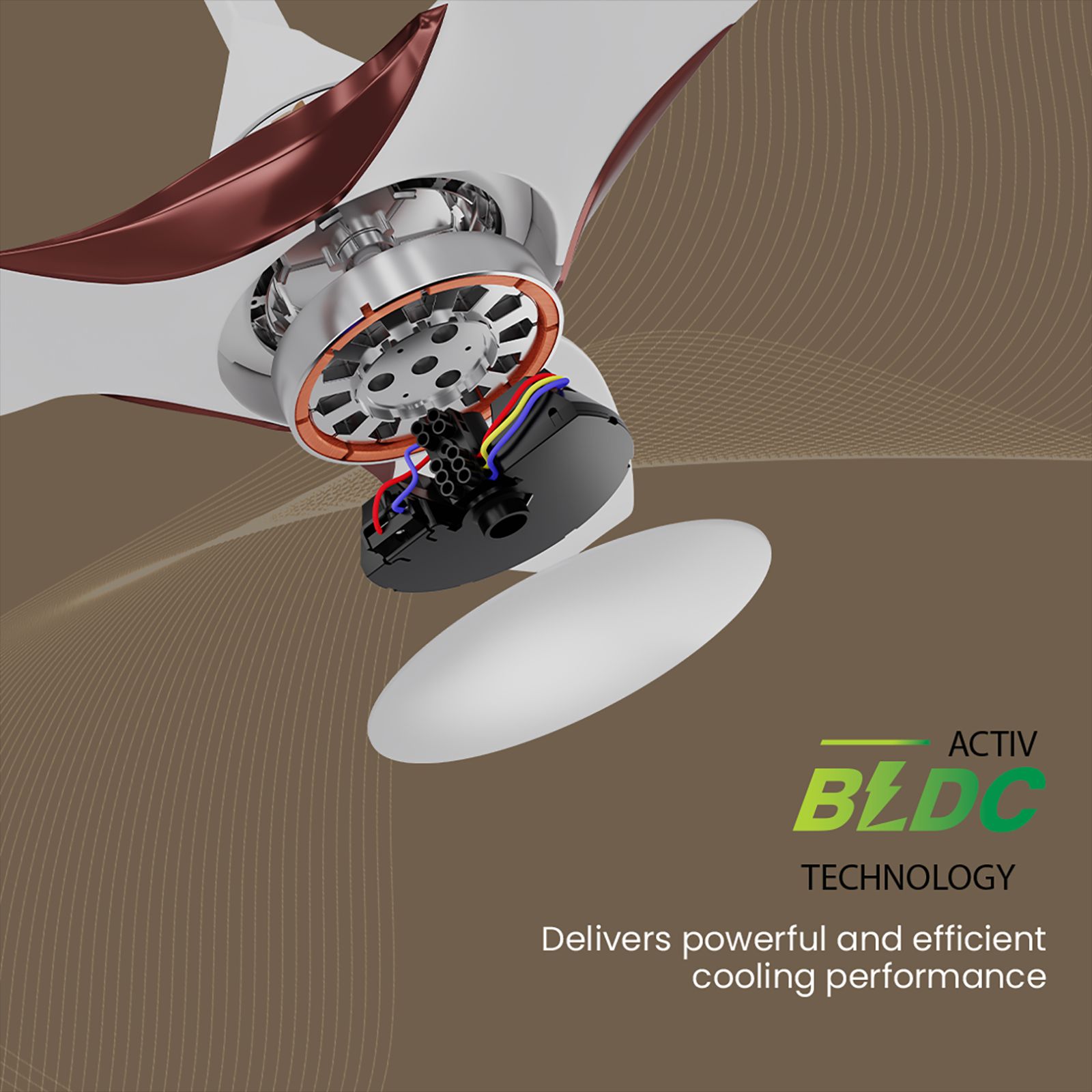 Crompton SilentPro Enso 5 Star 1200mm 3 Blade BLDC Motor Ceiling Fan with Remote (Inverter Technology, Silk White) Crompton SilentPro Enso 5 Star 1200mm 3 Blade BLDC Motor Ceiling Fan with Remote (Inverter Technology, Silk White)_5