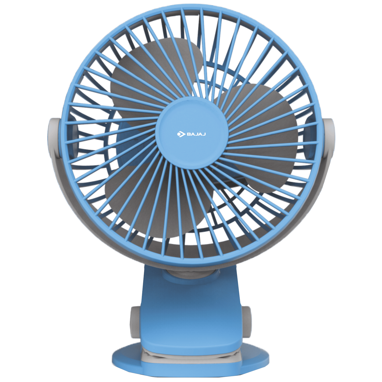 BAJAJ Pygmy Mini 110mm 3 Blade Rechargeable Personal Fan with 1800 mAh Battery (Silent Operation, Cerulean Blue) BAJAJ Pygmy Mini 110mm 3 Blade Rechargeable Personal Fan with 1800 mAh Battery (Silent Operation, Cerulean Blue)_1
