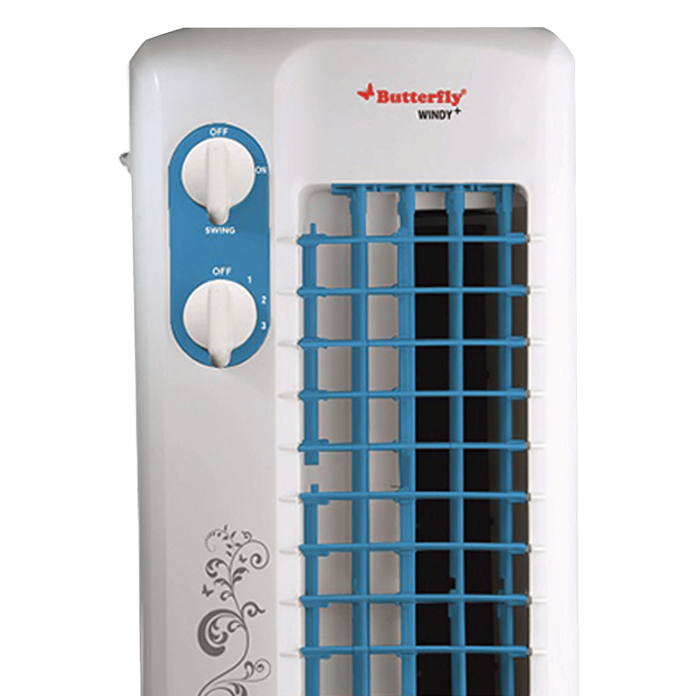 Butterfly Windy Plus Bladeless 25 ft Air Throw 2250 m3/hr Air Delivery Tower Fan (Heavy Duty Motor, Blue) Butterfly Windy Plus Bladeless 25 ft Air Throw 2250 m3/hr Air Delivery Tower Fan (Heavy Duty Motor, Blue)_9