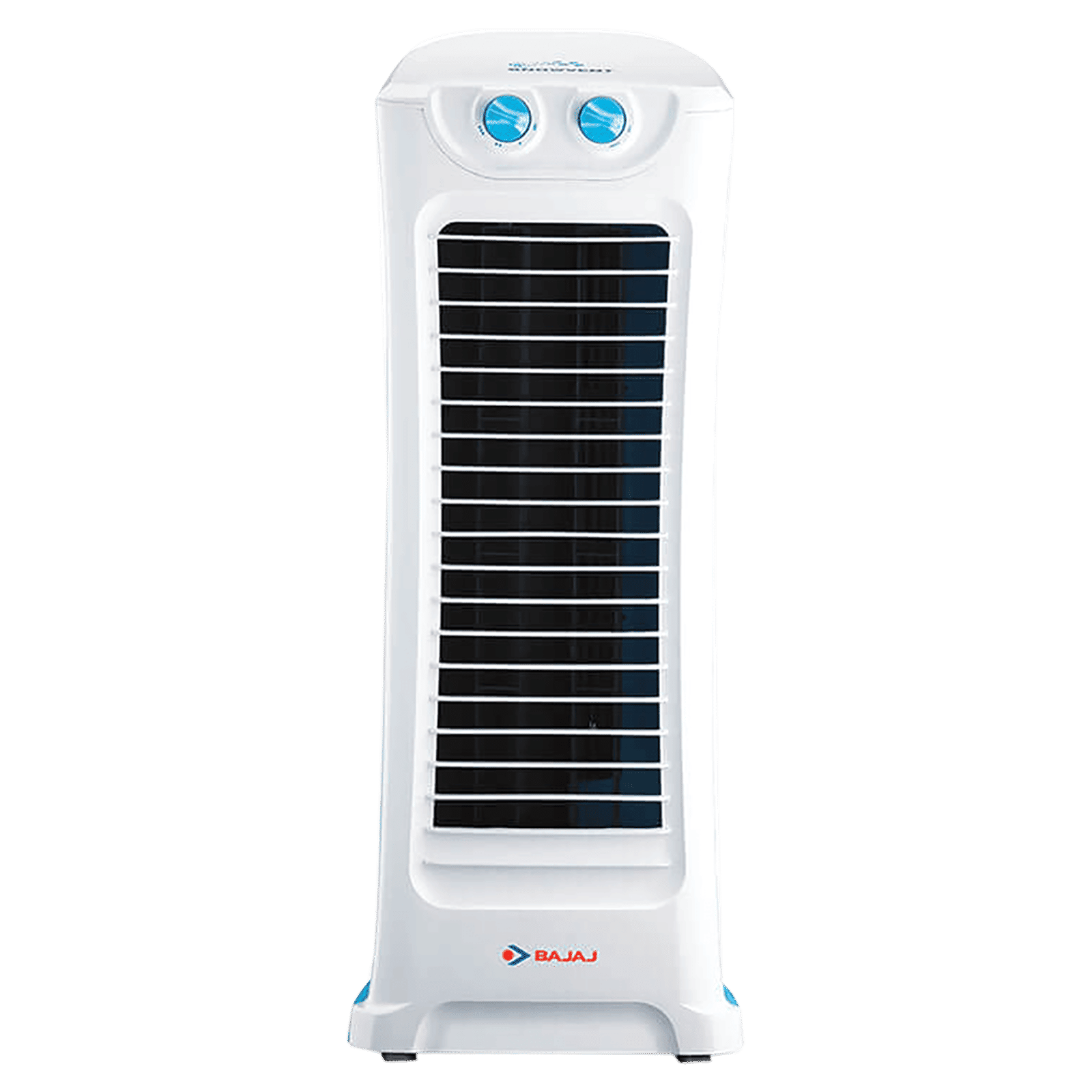 BAJAJ Snowvent Bladeless 2500 m3/hr Air Delivery Tower Fan (Ergonomic Control Panel, Blue & Turquoise)_1