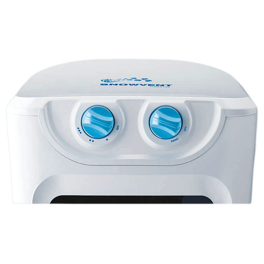 BAJAJ Snowvent Bladeless 2500 m3/hr Air Delivery Tower Fan (Ergonomic Control Panel, Blue & Turquoise)_5