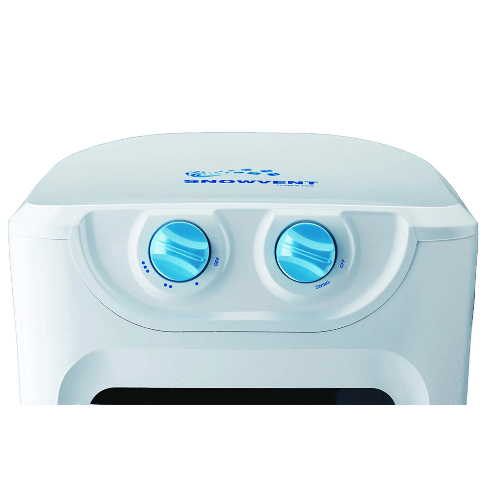BAJAJ Snowvent Bladeless 2500 m3/hr Air Delivery Tower Fan (Ergonomic Control Panel, Blue & Turquoise)_7