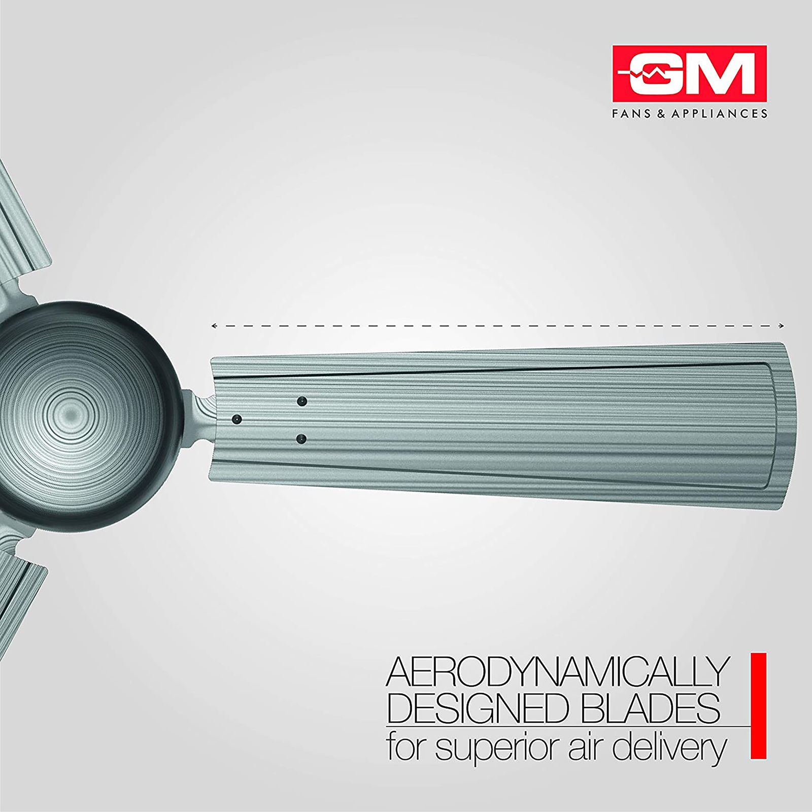 GM Spencer 1200mm 3 Blade High Speed Ceiling Fan (Aerodynamically Designed, Brush Still)_14