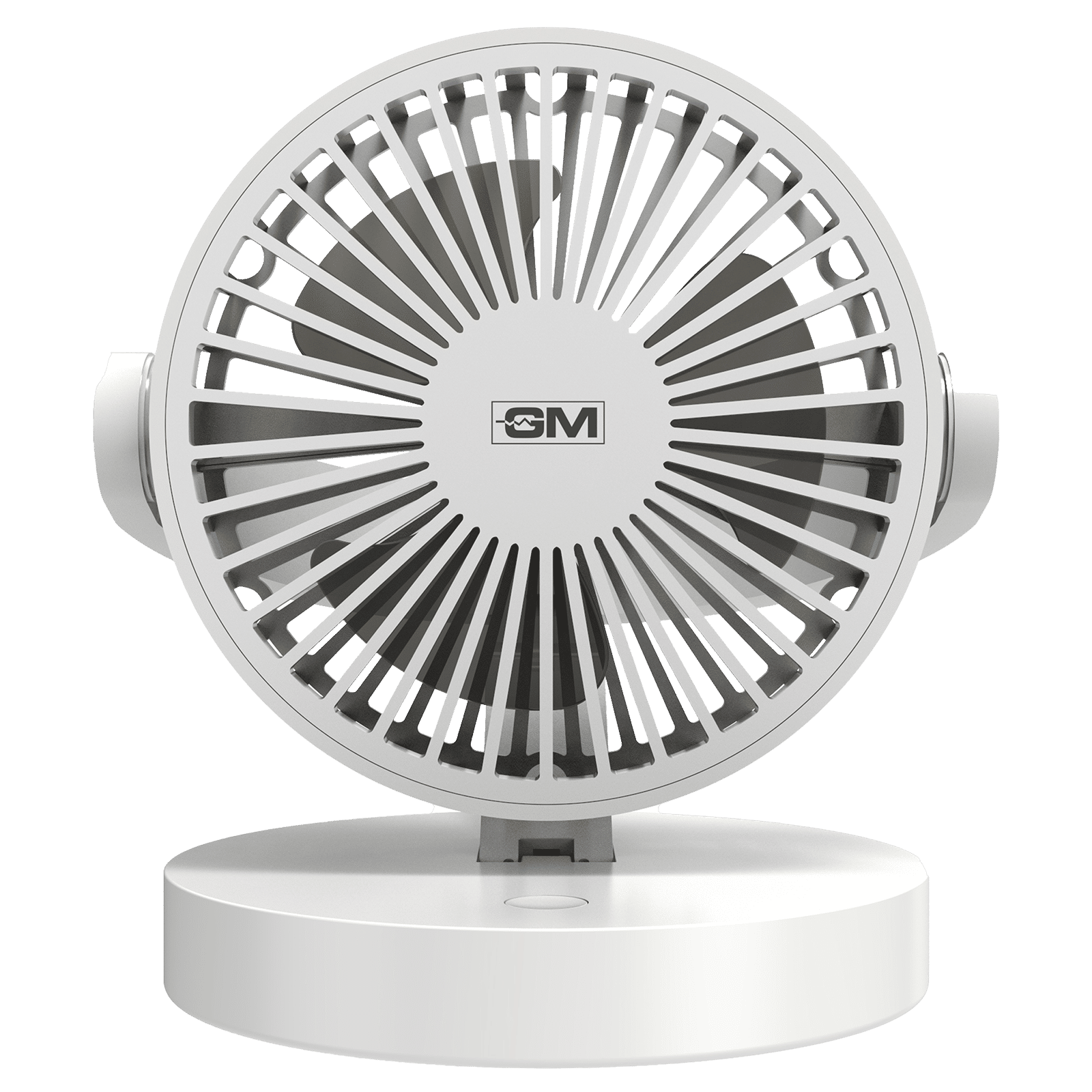 GM Handy Air 150mm 3 Blade Rechargeable Personal Fan with 2000 mAh Battery (5 Hr Non Stop Operation, White) GM Handy Air 150mm 3 Blade Rechargeable Personal Fan with 2000 mAh Battery (5 Hr Non Stop Operation, White)_1